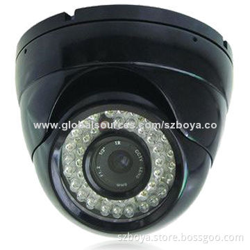 720P 1.0MP Waterproof Dome IP Camera with 30m IR, P2P POE